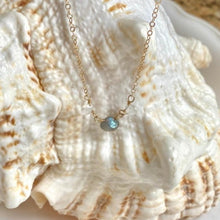 Load image into Gallery viewer, Gold Necklace with Gemstone Trio