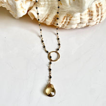 Load image into Gallery viewer, Black Spinel Necklace - Lemon