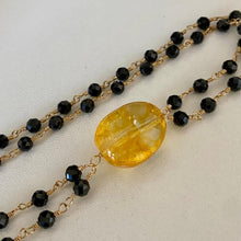 Load image into Gallery viewer, Black Spinel Necklace - Sunny