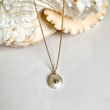 Load image into Gallery viewer, Gold Necklace with Pearl Drop - Florence