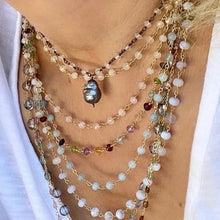 Load image into Gallery viewer, Rose Quartz Necklace - Pink