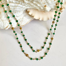 Load image into Gallery viewer, Long Gemstone Necklace - Dana