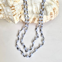 Load image into Gallery viewer, Long Aquamarine Necklace