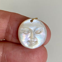 Load image into Gallery viewer, Moon face charm
