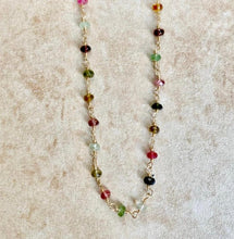Load image into Gallery viewer, Gemstone Necklace Rosary Style
