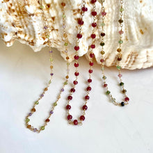Load image into Gallery viewer, Gemstone Necklace Rosary Style