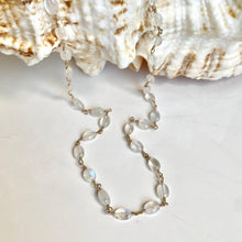 Load image into Gallery viewer, Long Moonstone Necklace