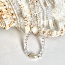 Load image into Gallery viewer, Crystal Necklace with Pearl