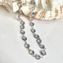 Load image into Gallery viewer, Coin Topaz Necklace