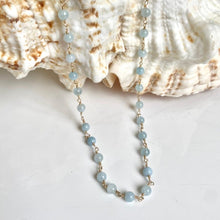 Load image into Gallery viewer, Aquamarine Necklace - Himalia
