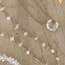 Load image into Gallery viewer, Herkimer diamond necklace