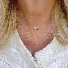 Load image into Gallery viewer, Herkimer diamond necklace
