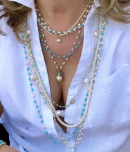 Load image into Gallery viewer, Long Pearl Necklace - Alyah