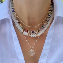 Load image into Gallery viewer, Herkimer diamond necklace