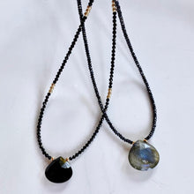 Load image into Gallery viewer, Black Spinel Necklace - Athena