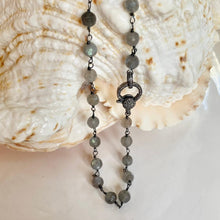 Load image into Gallery viewer, Labradorite Necklace -  Gris