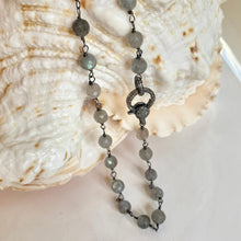 Load image into Gallery viewer, Labradorite Necklace -  Gris