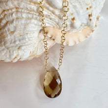 Load image into Gallery viewer, SMOKY QUARTZ NECKLACE - FUME
