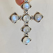 Load image into Gallery viewer, Gemstone Cross Pendant