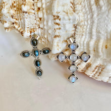 Load image into Gallery viewer, Gemstone Cross Pendant