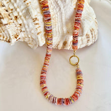 Load image into Gallery viewer, Rainbow Shell Necklace