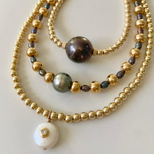 Load image into Gallery viewer, Tahitian Pearl with Gold Beads - Ohana