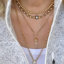 Load image into Gallery viewer, Tahitian Pearl with Gold Beads - Ohana