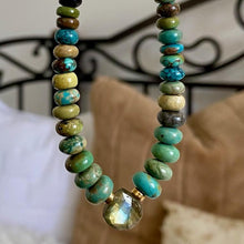 Load image into Gallery viewer, Kingman Turquoise Necklace - Fortuna