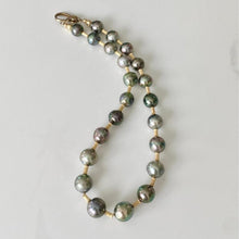 Load image into Gallery viewer, Tahitian Pearl Necklace - Peacock