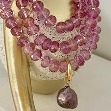 Load image into Gallery viewer, Pink Quartz Necklace - Kari