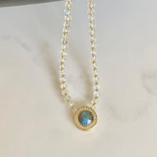 Load image into Gallery viewer, Moonstone Necklace - Starlight