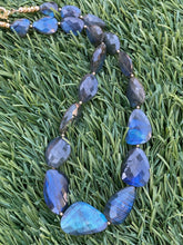 Load image into Gallery viewer, Labradorite collar necklace