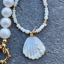 Load image into Gallery viewer, MOP Shell with Diamonds