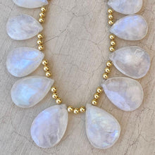 Load image into Gallery viewer, Rainbow Moonstone Necklace - Frangia