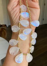 Load image into Gallery viewer, Rainbow Moonstone Necklace - Frangia