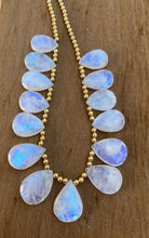 Load image into Gallery viewer, Rainbow Moonstone Necklace - Frangia