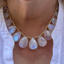 Load image into Gallery viewer, Rainbow Moonstone Necklace - Frangia
