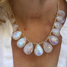 Load image into Gallery viewer, Rainbow Moonstone Necklace - Frangia