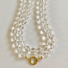 Load image into Gallery viewer, Long Crystal Necklace - Ice