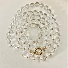 Load image into Gallery viewer, Long Crystal Necklace - Ice