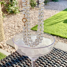 Load image into Gallery viewer, Long Crystal Necklace - Ice