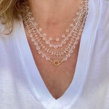 Load image into Gallery viewer, Long Crystal Necklace - Ice