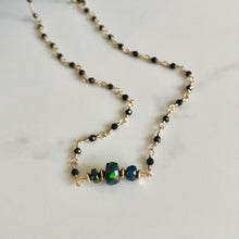 Load image into Gallery viewer, Black Spinel Necklace - Shona