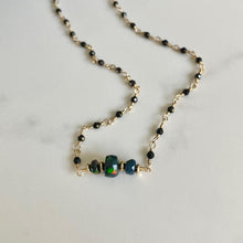 Load image into Gallery viewer, Black Spinel Necklace - Shona