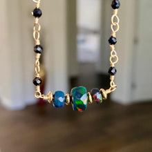Load image into Gallery viewer, Black Spinel Necklace - Shona