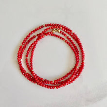 Load image into Gallery viewer, Red Coral Necklace - Rossa