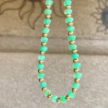 Load image into Gallery viewer, Chrysoprase necklace "granny smith"