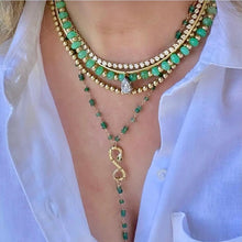 Load image into Gallery viewer, Chrysoprase necklace "granny smith"