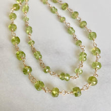 Load image into Gallery viewer, Peridot necklace