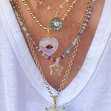 Load image into Gallery viewer, Crystal star charm with diamond center